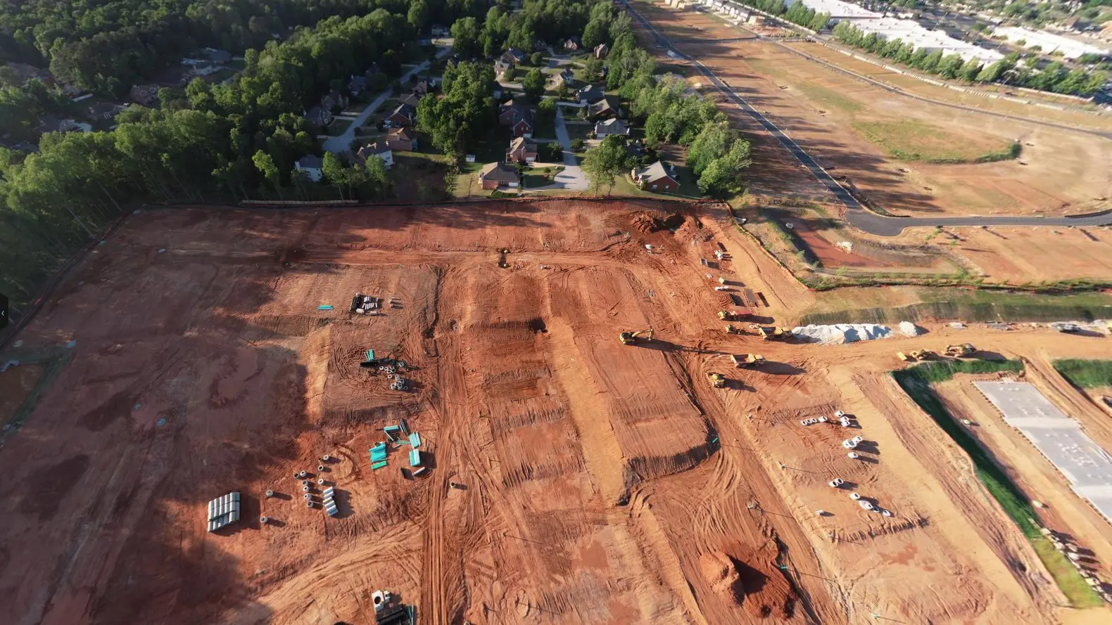 construction site earthwork